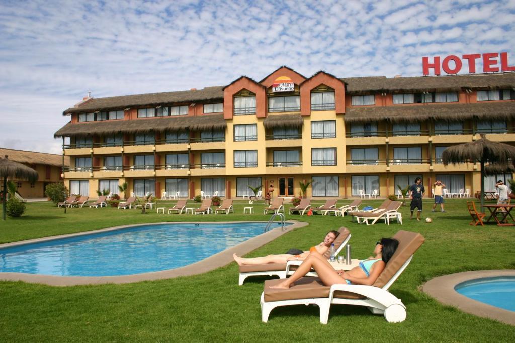 Hotel Y Cabanas Mar De Ensueno La Serena Extérieur photo